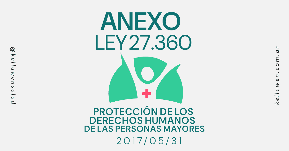 Ley 27360 - Anexo: Texto Completo 1 Título del anexo de la ley de protección para adultos mayores con una figura humana